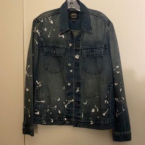 WESC Paint Splatter Jean Jacket